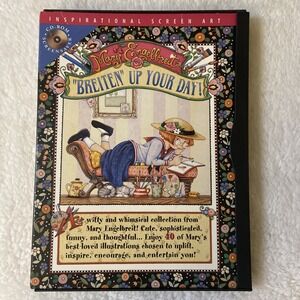 Mary Englebreit CD Rom Computer Screen Saver Breiten Up Your Day 2000 Rare Art